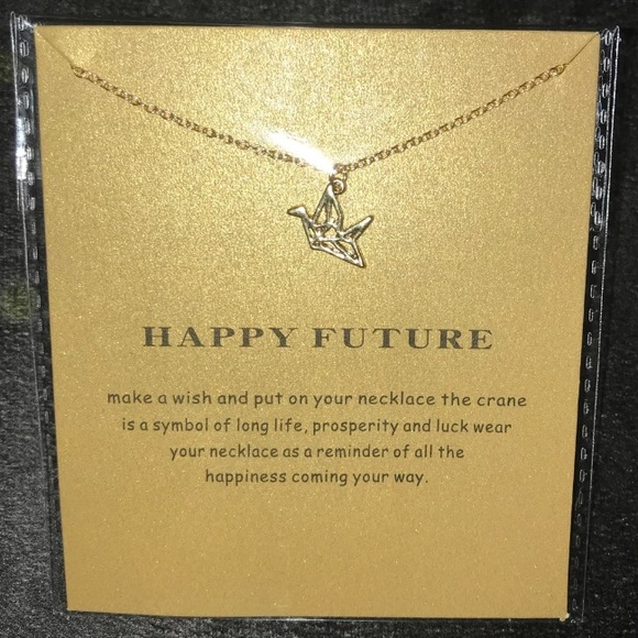 18” Origami Crane Necklace - Picture 4 of 5